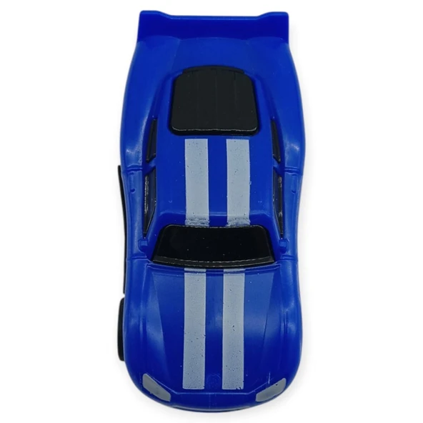 Çek Bırak Nascar Arabası 10.5 Cm - BP-035-MAVİ - 2