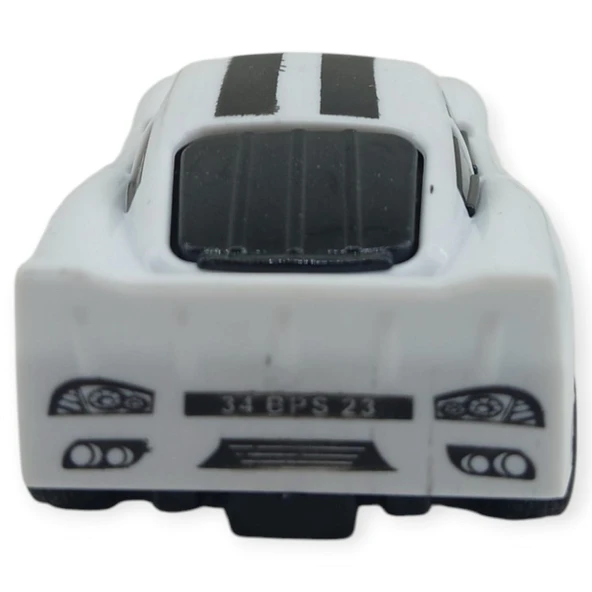 Çek Bırak Nascar Arabası 10.5 Cm - BP-035-BEYAZ - 4