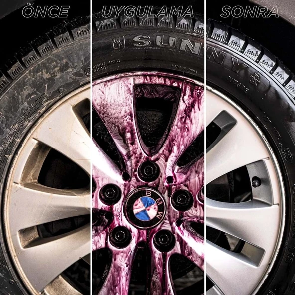 GYEON Q²M Iron REDEFINED Demir Tozu, Balata Tozu Temizleyici Ve Pas Sökücü PH Nötr 1000 ml - 4