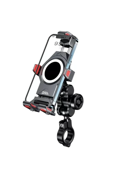 Nukrotech M23 Titreşim Modüllü Motosiklet Telefon Tutucu - 2