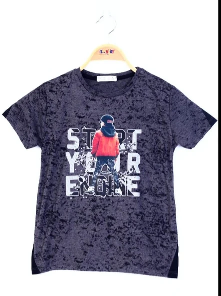 Toontoy Erkek Çocuk Baskılı Tişört 12815 - 4