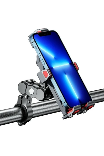 Nukrotech M23 Titreşim Modüllü Motosiklet Telefon Tutucu