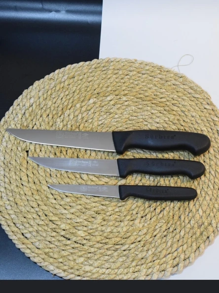 Sürbisa 3'lü Mutfak Bıçağı Seti ürün görseli