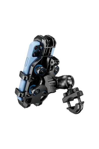 Nukrotech M20 Titreşim Modüllü Motosiklet Telefon Tutucu - 8