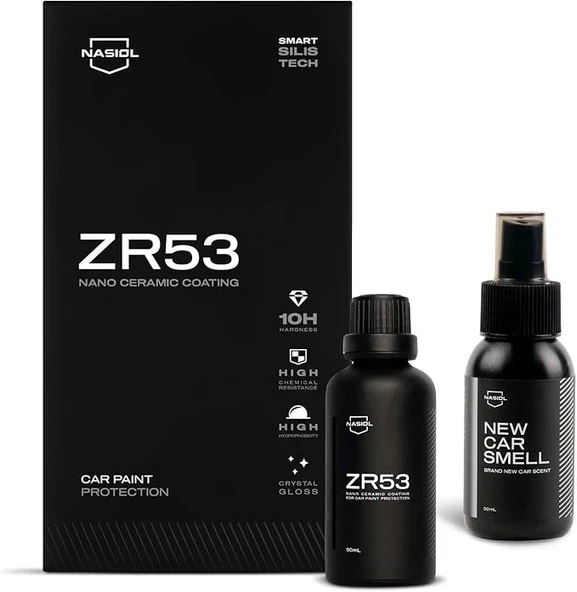 Nasiol ZR53 Nano Seramik Kaplama ve Yeni Araç Kokusu Seti