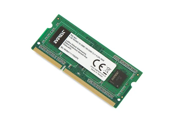 Everest RM-S41 4 Gb Notebook 1600Mhz SO-DIMM 1.35V DDR3 CL11 8 Çipli RAM