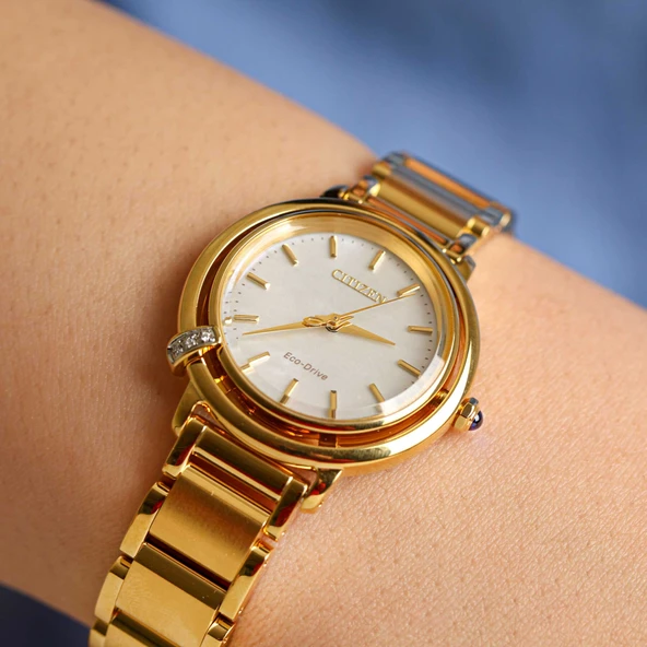 Citizen Kadın Kol Saati Yedek Kayışlı EM1092.64D - Resim 2