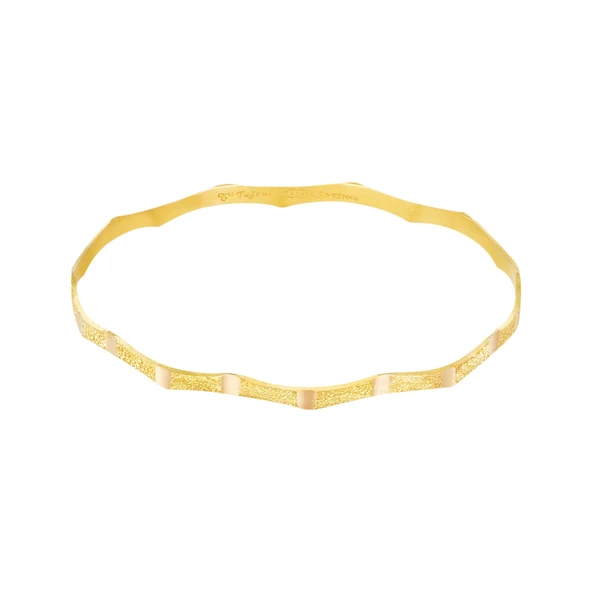 11 gr (gram) 22 Ayar İşçiliksiz Birce Es Bilezik ürün görseli 1