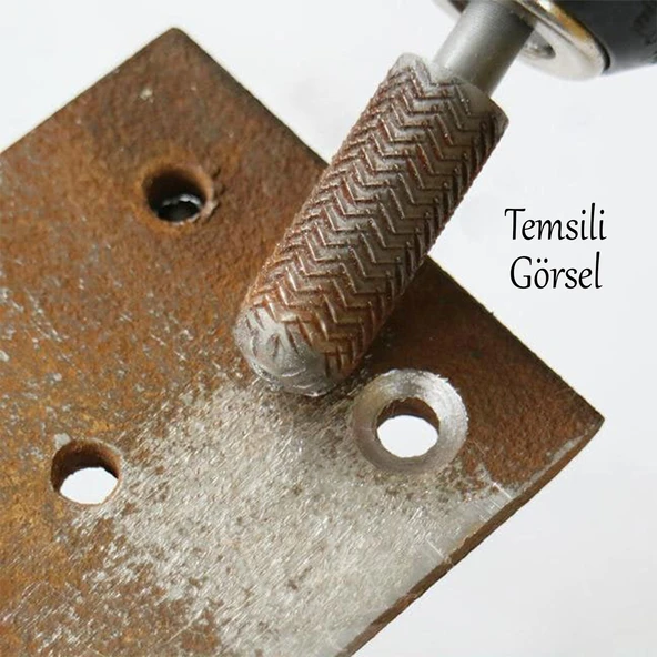 5 Parça Freze Uç Törpü Uç Kalıpçı Taşlama Seti Metal Demir Oyma Zımparalama Ucu Matkap Uyumlu - 3