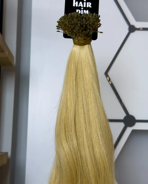 HairPim Professional (0.8 Gr) Bal Köpüğü 50 Adet 70 Cm Yeni Nesil Kaynak Saç HP349 - 2