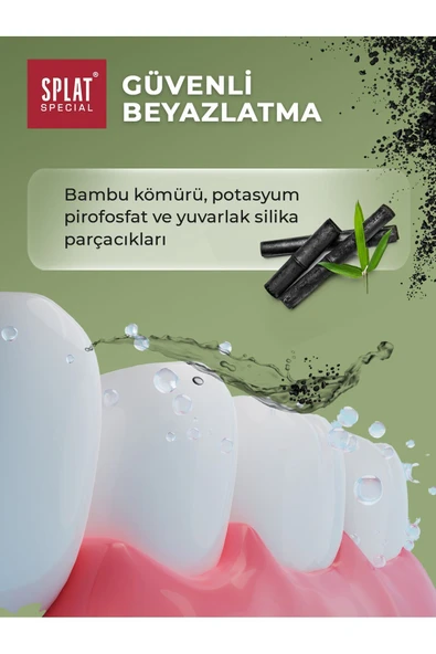 2 Adet Black Lotus Diş Macunu 2 Ton Beyaz Florürsüz Kömür Etkili Doğal - 5