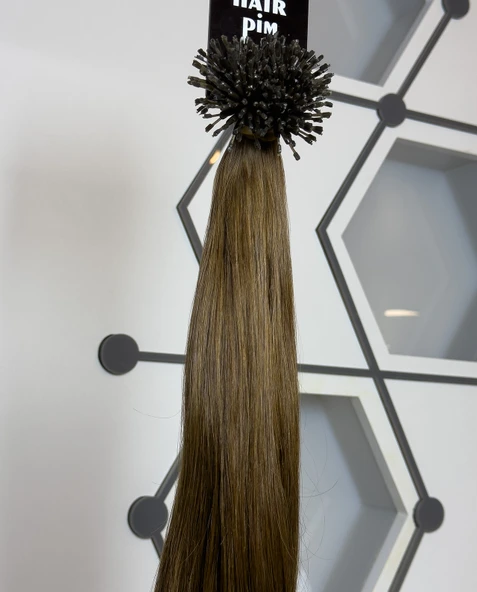 HairPim Professional (0.8 Gr) Kahve 50 Adet 70 Cm Yeni Nesil Kaynak Saç HP350 - 2
