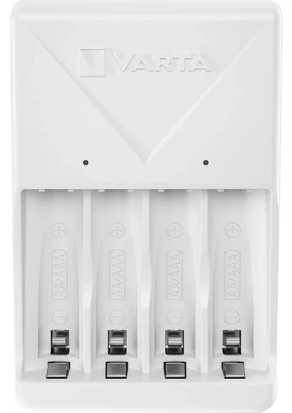 Varta 57657 Plug Pil Şarj Cihazı + 2100 mAh 4'lü AA Kalem Şarjlı Pil - 3