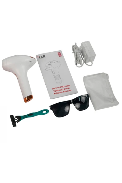 YUI IPLV16 Pro Buz Lazer Epilasyon Cihazı Beyaz - 3