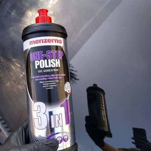 MENZERNA One-Step Polish 3in1 Tek Adım Pasta Cila Koruma 1 lt - 5
