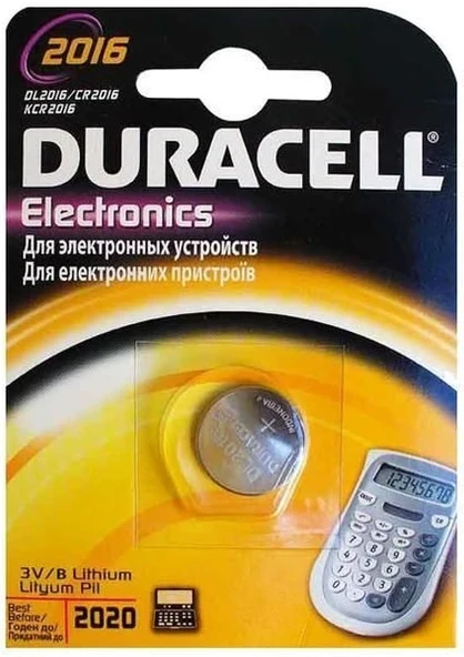 DURACELL CR2016 3V PİL TEKLİ DL/CR 2016