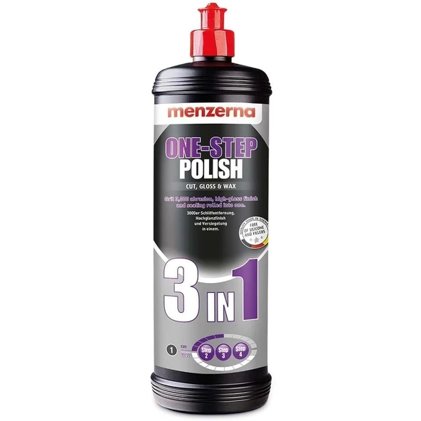 MENZERNA One-Step Polish 3in1 Tek Adım Pasta Cila Koruma 1 lt
