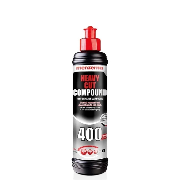 MENZERNA YENİ 400 Ağır Çizik Giderici Kalın Pasta 250 ml