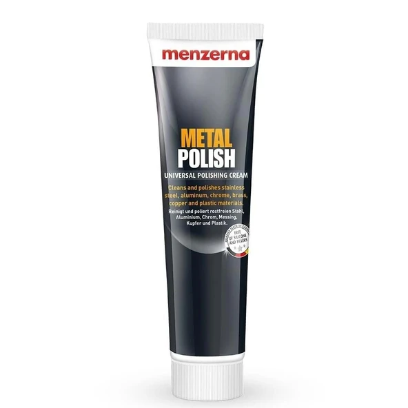 MENZERNA Metal Polish Metal Krom, Çelik Parlatıcı 125 gr