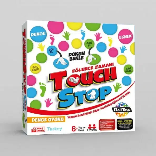 Twist Master Denge Oyunu Touch Stop V2 Eğlenceli Dikkat Algı Hareket Aile Oyunu - Resim 2