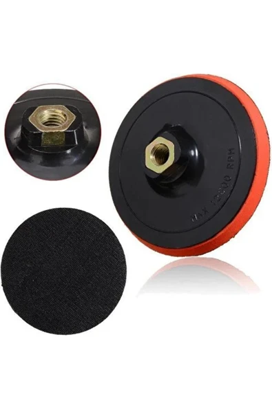 Yunuskayatek Cırt Zımpara Seti + Matkap Aparatı 115 Mm 10 Parça - Resim 3