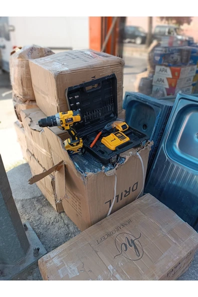 Yunuskayatek Bn5 36W Çift Bataryalı Şarz Göstergeli 27 Parça Şarzlı Matkap Seti - Resim 4