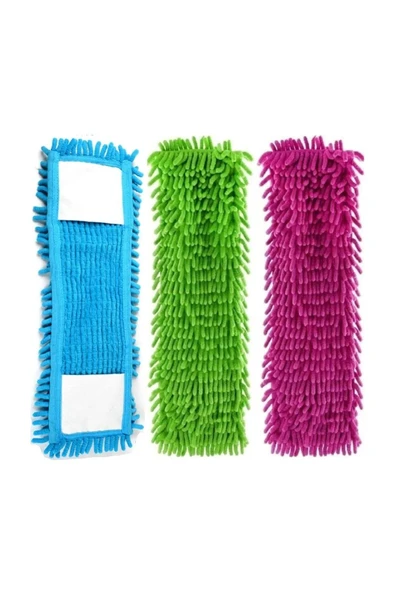 Yunuskayatek Mikrofiber Makarna Yedek Mop Paspas 40Cm 3 Adet