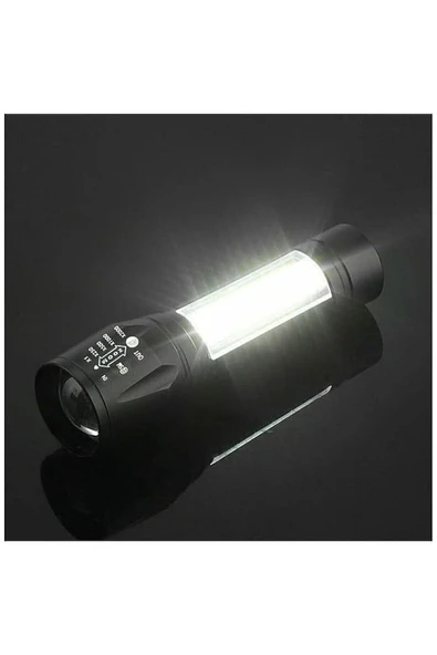 Yunuskayatek Taktik Led Usb Şarjlı Ultra Güçlü Mini Kutulu El Feneri - 3