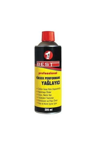 Best Çok Amaçlı 6 Faktör Yağlayıcı, Pas Önleyici, Nem Önleyici Performans Spreyi 200 Ml