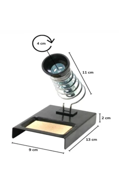 Yunuskayatek Kalem Havya Lehim Altlığı Temizleme Standı - Resim 3