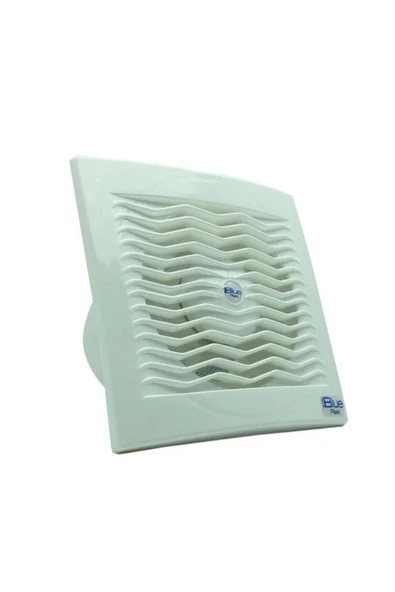 Yunuskayatek Blue Plast Kar Beyazı 148X220X220Mm 150Mm Tuvalet-Banyo Aspiratörü Zikzaklı Tasarım