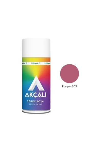 Akçalı 303 Fuşya Alüminyum-Ahşap-Plastik-Demir-Metal- Fuşya Sprey Boya 400 Ml - 3