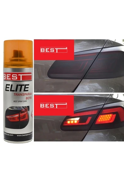 Best Elite Transparan Far Boyası 200 Ml Turuncu - 2
