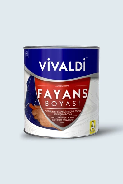 Vivaldi Fayans Boyası - Astar Ve Vernik Gerektirmeyen Boya - Sınırsız Renk 1 Kg ürün görseli 1