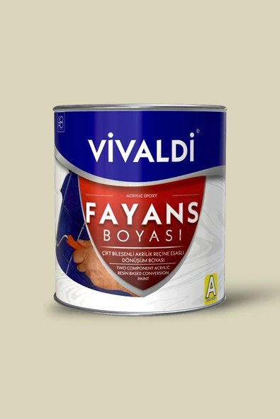Vivaldi Fayans Boyası - Astar Ve Vernik Gerektirmeyen Boya - Sınırsız Renk 1 Kg ürün görseli 1