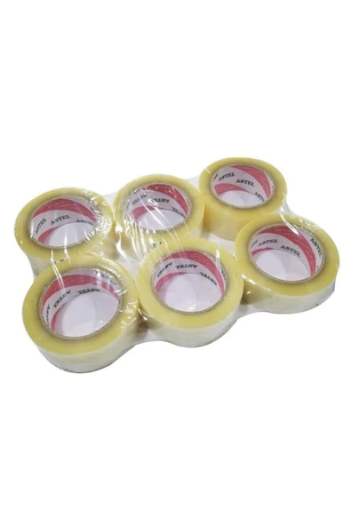 Astel 45X100 Şeffaf Koli Bandı 60 Lı
