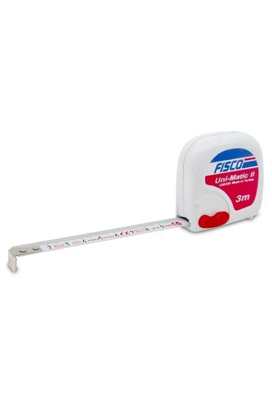 Fisco Uni-Matic Iı | 3 Metre Çelik Kısa Şerit Metre | Um 3M