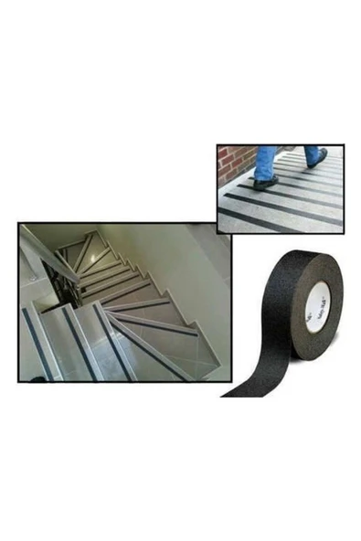 Yunuskayatek Merdiven Kaydırmaz Bant 25 Mm * 25 Mt Siyah