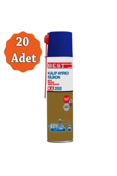 Best Silikon Bazlı Kalıp Ayırıcı Sprey 400 Ml 20 Adet