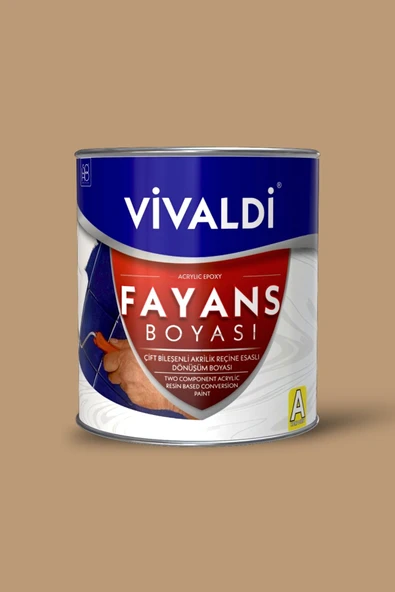 Vivaldi Fayans Boyası - Astar Ve Vernik Gerektirmeyen Boya - Sınırsız Renk 1 Kg ürün görseli 1