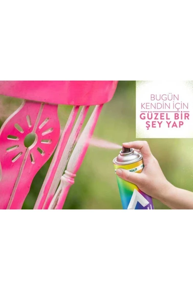 Akçalı 303 Fuşya Alüminyum-Ahşap-Plastik-Demir-Metal- Fuşya Sprey Boya 400 Ml - 4