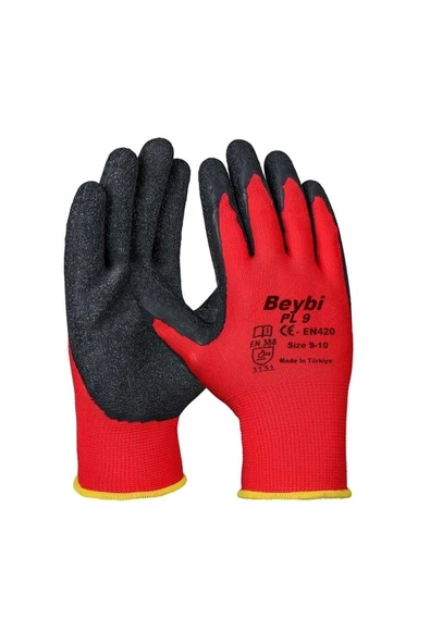 Beybi Pl9 Camcı Iş Eldiveni 9 Beden-12 Çift - Resim 3