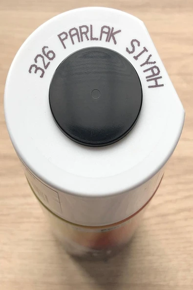 Akçalı Parlak Siyah 326 Alüminyum-Ahşap-Plastik-Demir-Metal-Sprey Boyama 400 Ml