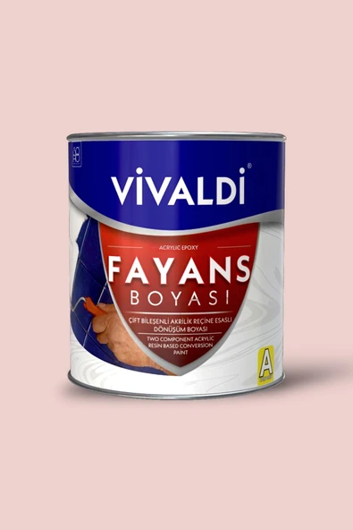 Vivaldi Fayans Boyası - Astar Ve Vernik Gerektirmeyen Boya - Sınırsız Renk 1 Kg ürün görseli