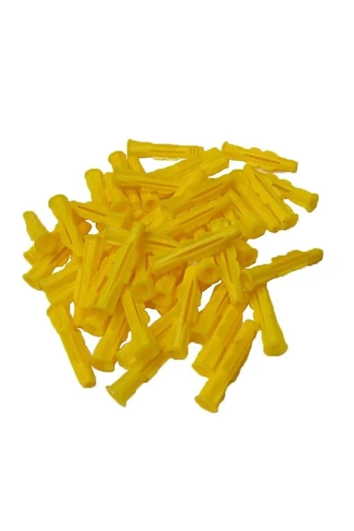 Polywood 50 Adet 8Mm Roket Dübel Sarı
