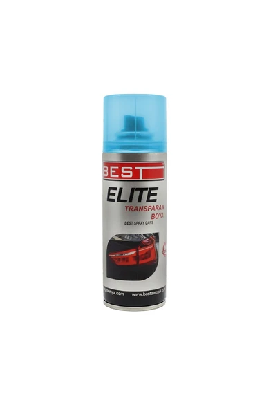 Best Elite Transparan Far Boyası 200 Ml Mavi
