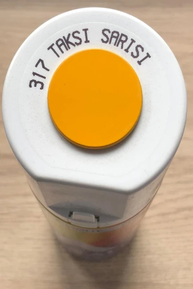 Akçalı Taksi Sarısı Sarı 317 Alüminyum-Ahşap-Plastik-Demir-Metal-Sprey Boyama 400 Ml
