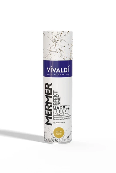 Vivaldi Mermer Efekt Sprey Boya 200 Ml