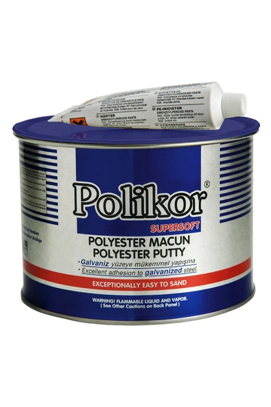 Polikor Süper Soft Polyester Çelik Macun 2700 Gr