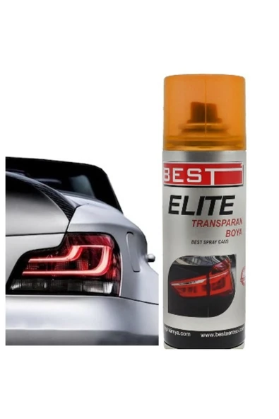 Best Elite Transparan Far Boyası 200 Ml Turuncu